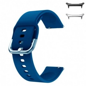 Curea din silicon compatibila cu Samsung Galaxy Watch Ultra2, Telescoape QR, 22mm, Cobalt Blue