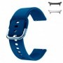 Curea din silicon compatibila cu Samsung Galaxy Watch Ultra2, Telescoape QR, 22mm, Cobalt Blue