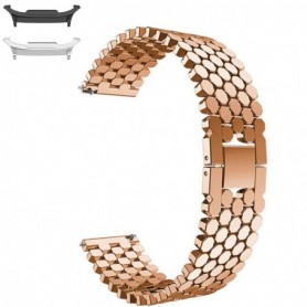 Curea din metal compatibila cu Samsung Galaxy Watch9 44mm/40mm, Samsung Galaxy Watch 8 44mm/40mm, Rose Gold