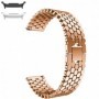Curea din metal compatibila cu Samsung Galaxy Watch9 44mm/40mm, Samsung Galaxy Watch 8 44mm/40mm, Rose Gold