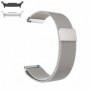 Curea Milanese Slim Fit compatibila Samsung Galaxy Watch9 44mm/40mm, Samsung Galaxy Watch 8 44mm/40mm, Argintiu