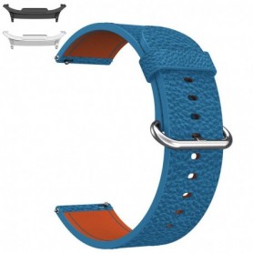 Curea piele, compatibila Samsung Galaxy Watch9 44mm/40mm, Samsung Galaxy Watch 8 44mm/40mm, Size S, Ocean Blue