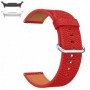 Curea piele, compatibila Samsung Galaxy Watch9 44mm/40mm, Samsung Galaxy Watch 8 44mm/40mm, Size S, Rosu