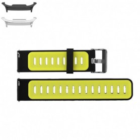 Curea silicon compatibila cu Samsung Galaxy Watch9 44mm/40mm, Samsung Galaxy Watch 8 44mm/40mm, Negru/Mustar