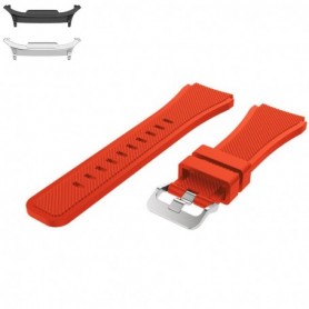 Curea silicon compatibila Samsung Galaxy Watch9 44mm/40mm, Samsung Galaxy Watch 8 44mm/40mm, Portocaliu