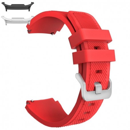 Curea silicon, compatibila Samsung Galaxy Watch9 44mm/40mm, Samsung Galaxy Watch 8 44mm/40mm, Red
