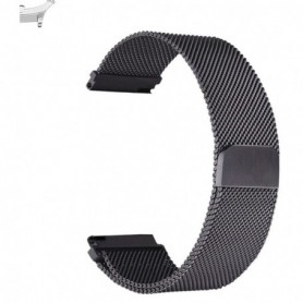 Curea tip Milanese Loop compatibila cu Samsung Galaxy Watch9 44mm/40mm, Samsung Galaxy Watch 8 44mm/40mm, Negru, Size S