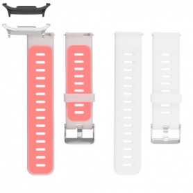 Curea din silicon compatibila cu Samsung Galaxy Watch9 44mm/40mm, Samsung Galaxy Watch 8 44mm/40mm, Coconut White