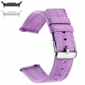 Curea material textil, compatibila cu Samsung Galaxy Watch9 44mm/40mm, Samsung Galaxy Watch 8 44mm/40mm, Lilac Purple
