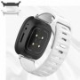 Curea din silicon compatibila cu Samsung Galaxy Watch9 44mm/40mm, Samsung Galaxy Watch 8 44mm/40mm, Linen White