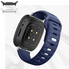 Curea din silicon compatibila cu Samsung Galaxy Watch9 44mm/40mm, Samsung Galaxy Watch 8 44mm/40mm, Cerulean Blue
