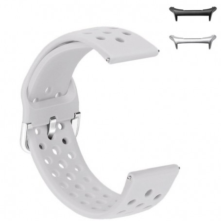 Curea din silicon, compatibila Samsung Galaxy Watch Ultra1 si Samsung Galaxy Watch Ultra2, Gri