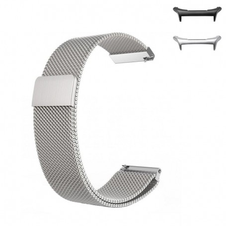 Curea Milanese compatibila Samsung Galaxy Watch Ultra1 si Samsung Galaxy Watch Ultra2, Argintiu