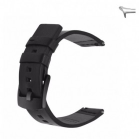 Curea piele compatibila Samsung Galaxy Watch Ultra1 si Samsung Galaxy Watch Ultra2, Negru