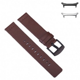 Curea piele naturala compatibila Samsung Galaxy Watch Ultra1 si Samsung Galaxy Watch Ultra2, Maro