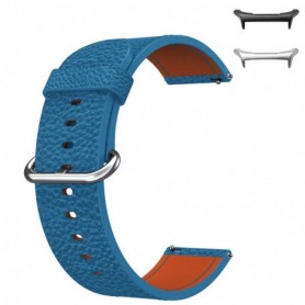 Curea piele, compatibila Samsung Galaxy Watch Ultra1 si Samsung Galaxy Watch Ultra2, Size S, Ocean Blue