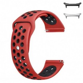 Curea silicon compatibila Samsung Galaxy Watch Ultra1 si Samsung Galaxy Watch Ultra2, Rosu/Negru