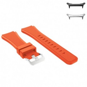 Curea din silicon compatibila cu Samsung Galaxy Watch Ultra1 si Samsung Galaxy Watch Ultra2, Light Orange