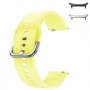 Curea din silicon compatibila cu Samsung Galaxy Watch Ultra1 si Samsung Galaxy Watch Ultra2, Lemon Yellow