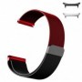 Curea otel, Slim, compatibila cu Samsung Galaxy Watch Ultra1 si Samsung Galaxy Watch Ultra2, Black Wine