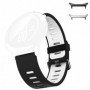 Curea din silicon compatibila cu Samsung Galaxy Watch Ultra1 si Samsung Galaxy Watch Ultra2, Black Frost