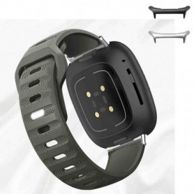 Curea din silicon compatibila cu Samsung Galaxy Watch Ultra1 si Samsung Galaxy Watch Ultra2, Chrome Gray