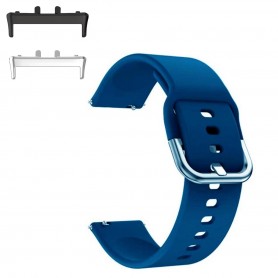 Curea silicon, compatibila Samsung Fit3, telescoape Quick Release, Azure Classic
